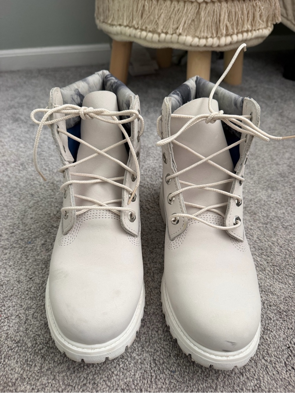 Women’s White Timberland Boots